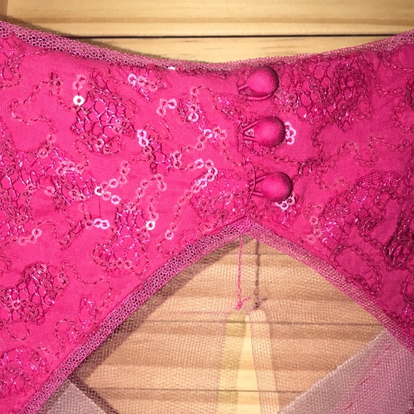 Stunning Pink Beaded BCBG dress - Picture 11 of 16